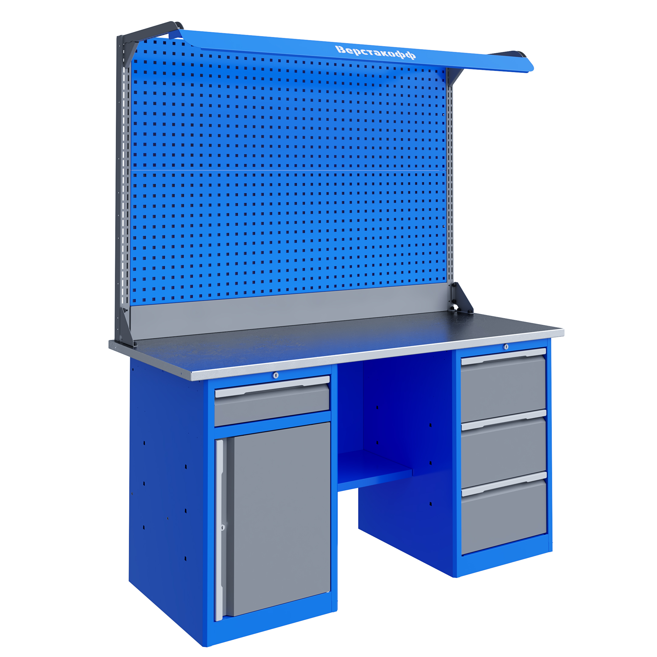 Верстак слесарный TNC 161.38.1-2F